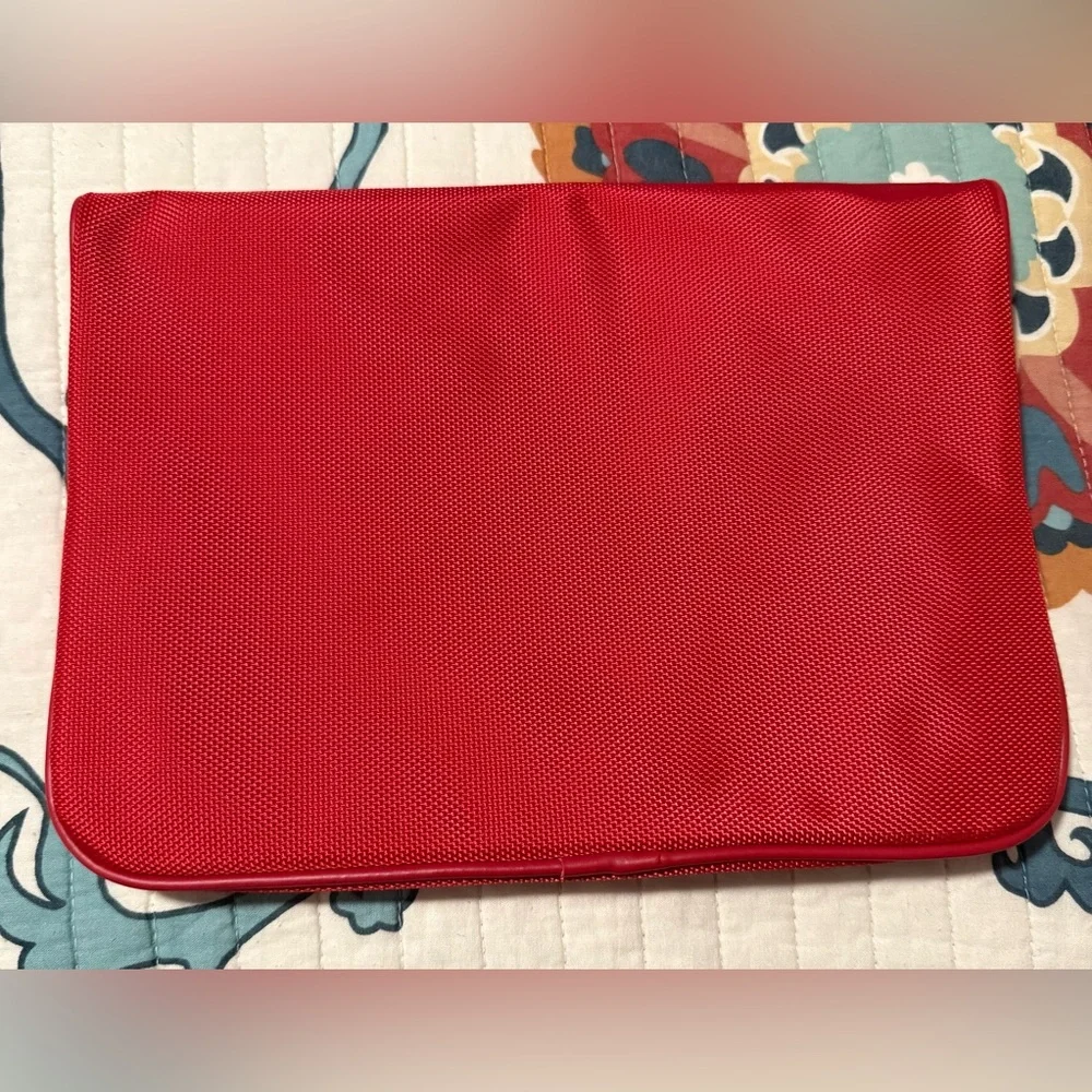 Prada Red Sport Travel Pouch/ Cosmetics Bag- Versatile Women's Accessory - Picture 2 of 3